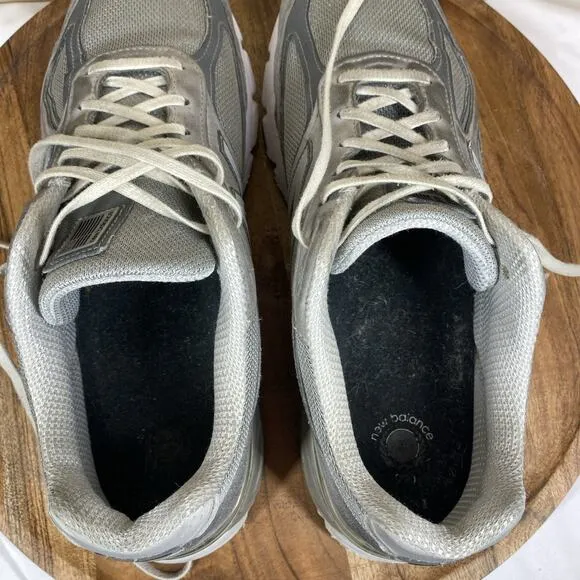 New Balance 990v4 Made in USA Grey Silver Mens Size 12 Athletic Shoes Sneakers