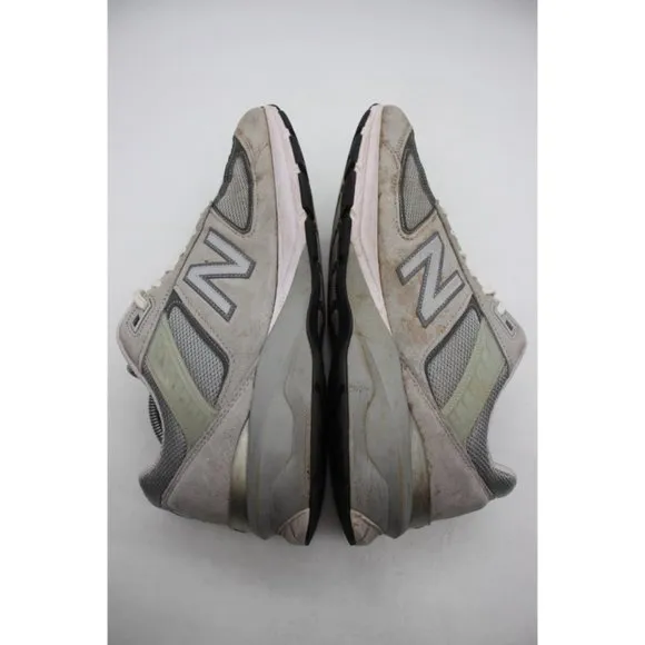 New Balance 990v5 Made in USA Men's 12 D Grey White Castlerock Shoes M990GL5