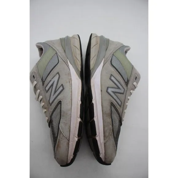 New Balance 990v5 Made in USA Men's 12 D Grey White Castlerock Shoes M990GL5