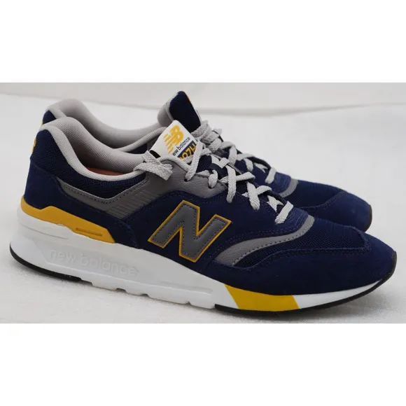 New Balance 997H Navy Blue Varsity Gold Size 11