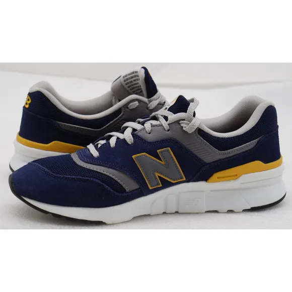 New Balance 997H Navy Blue Varsity Gold Size 11