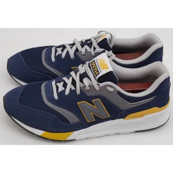 New Balance 997H Navy Blue Varsity Gold Size 11