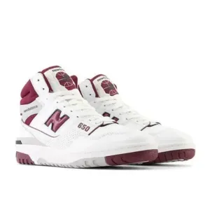 NEW BALANCE BB650RCH High Top Sneakers Men's US 13 White Basketball Shoes NEW