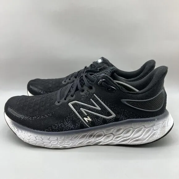 New Balance Fresh Foam 1080 v12 Men's 14 B Black White Running Comfort Sneakers