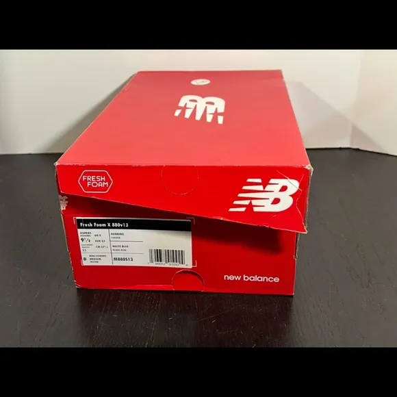 New Balance Fresh Foam X 880 V13 Running Shoes Sneaker Sea Salt/Navy M 9.5/W 11