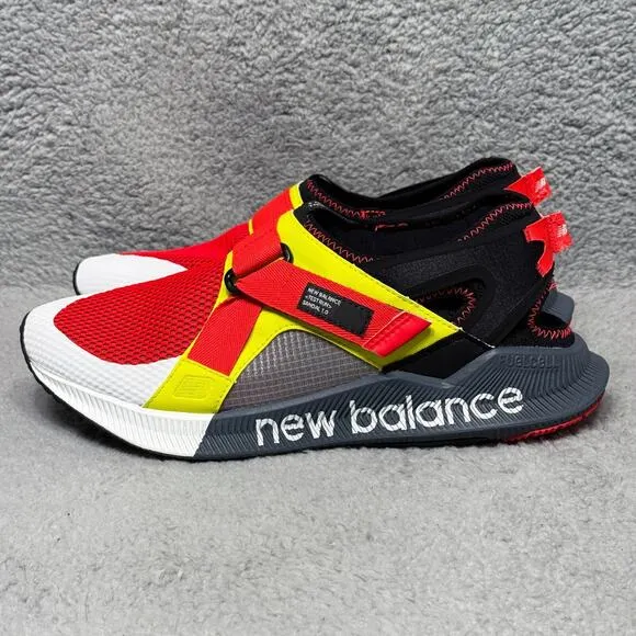 New Balance Fuel Cell Sandal 1.0 Mens Size 12 Shoes Black Energy Red RARE