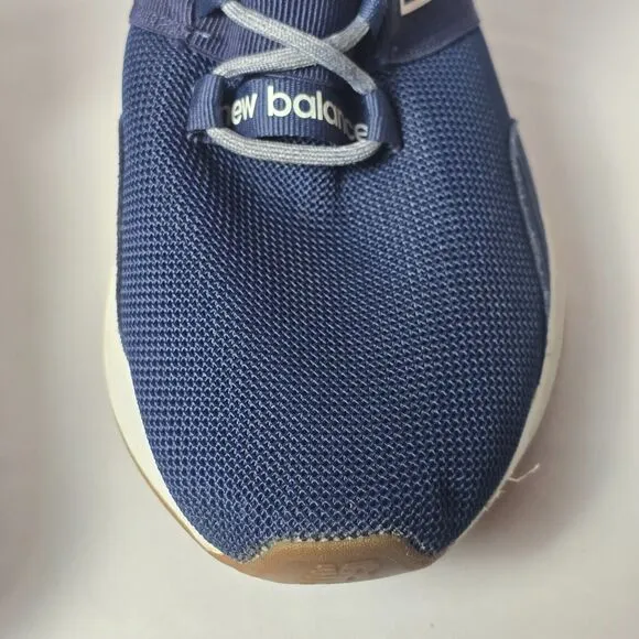 New Balance Gero Low Textile Trainers - Men's US 10 Navy Blue Running Walking