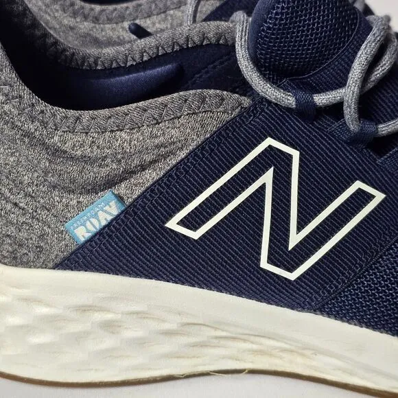 New Balance Gero Low Textile Trainers - Men's US 10 Navy Blue Running Walking