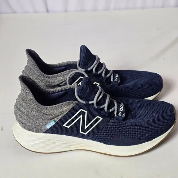 New Balance Gero Low Textile Trainers - Men's US 10 Navy Blue Running Walking