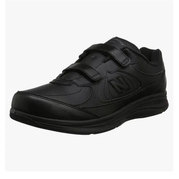 NEW BALANCE MEN'S HOOK AND LOOP 577 Walking Shoe Size 10.5 Black