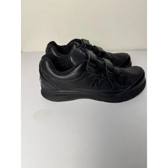 NEW BALANCE MEN'S HOOK AND LOOP 577 Walking Shoe Size 10.5 Black