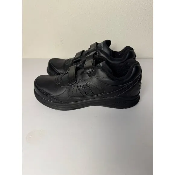 NEW BALANCE MEN'S HOOK AND LOOP 577 Walking Shoe Size 10.5 Black
