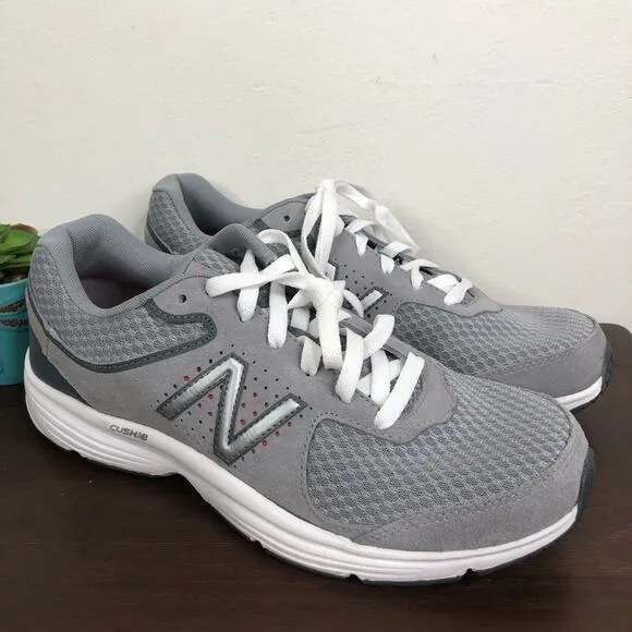 New Balance Men's Low Top Lace Up Gray Running/Walking Sneakers Size 9