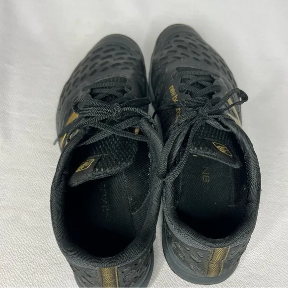New Balance Minimus Vibram MX20GL4 Black Gold Mens Size 8.5 Running Shoes