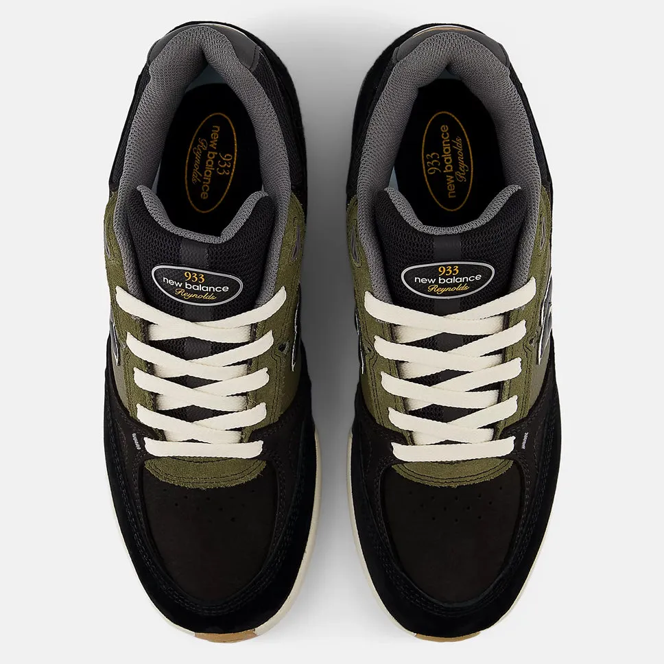 New Balance Numeric Andrew Reynolds 933 Black Olive Shoes
