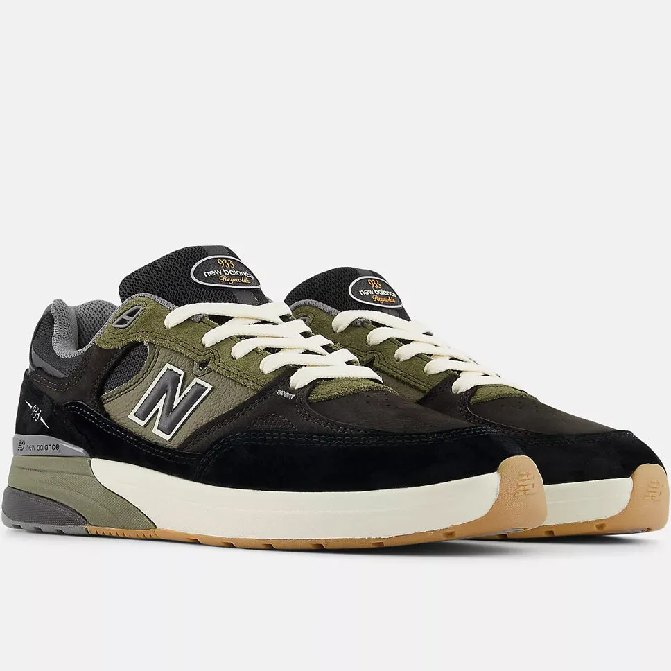 New Balance Numeric Andrew Reynolds 933 Black Olive Shoes
