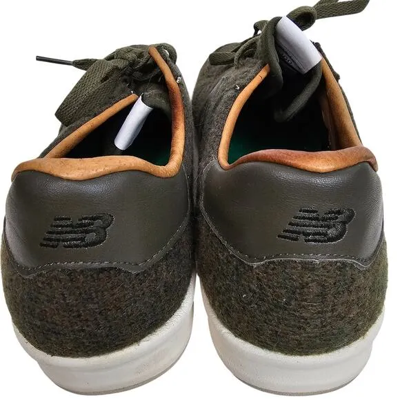 New Balance Revlite Athletic Shoes Men 13 Olive Green Wool Sneakers Low Top