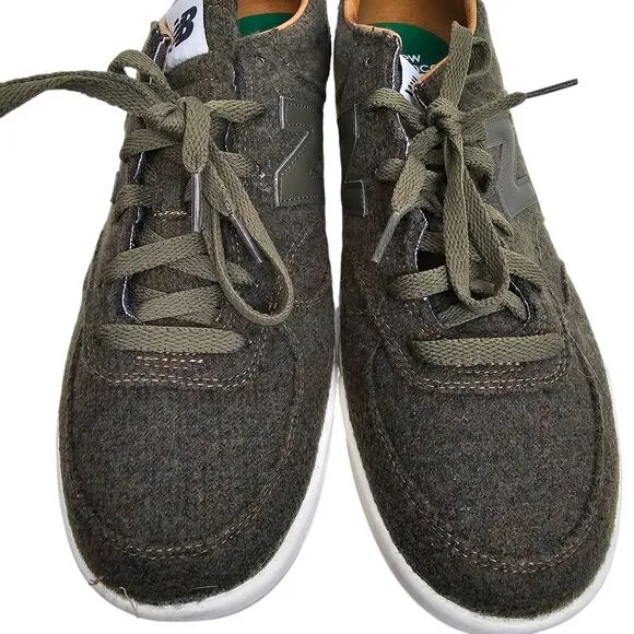 New Balance Revlite Athletic Shoes Men 13 Olive Green Wool Sneakers Low Top