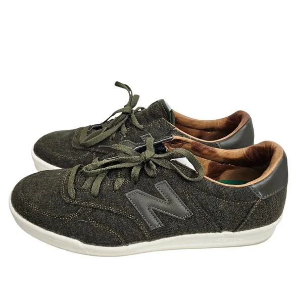New Balance Revlite Athletic Shoes Men 13 Olive Green Wool Sneakers Low Top