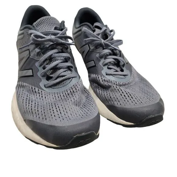 New Balance Sneaker Shoes Men Blue Grey White Size 13 Fresh Foam Lace Up Running