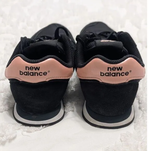New Balance Women's 500 Sneakers – Black &amp; Peach – Size 7 – Pre-owned