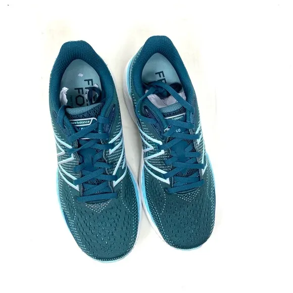 NEW BALANCE WOMEN'S W860N12 MOUNTAIN TEAL PALE BLUE CHILL running shoes