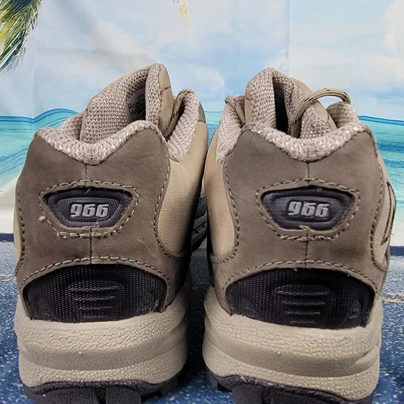 New Balance WW966BR Brown/Tan Waterproof Womens 10