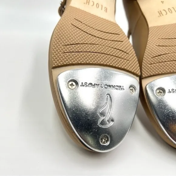 NEW Bloch Kids Girls S0302L Tap On Caramel Tan Leather Tap Dance Shoes Size 4