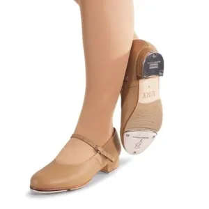 NEW Bloch Kids Girls S0302L Tap On Caramel Tan Leather Tap Dance Shoes Size 4