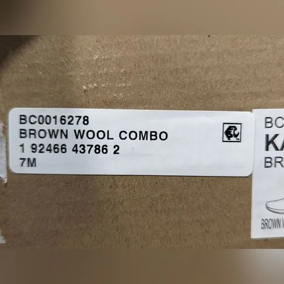 New b.o.c. Womens Kara Soft Wool Ankle pull on Chelsea Boots shoes Brown size 7M