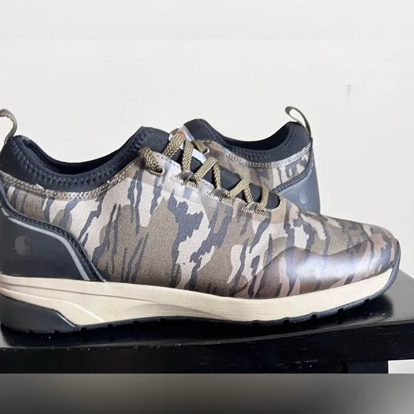 New Carhartt Men's Size 12 Wide Force 3-inch Eh Nano Toe Camo Work Sneaker Shoes