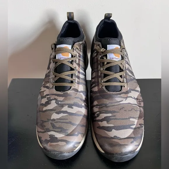 New Carhartt Men's Size 12 Wide Force 3-inch Eh Nano Toe Camo Work Sneaker Shoes