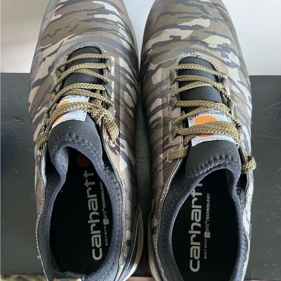 New Carhartt Men's Size 12 Wide Force 3-inch Eh Nano Toe Camo Work Sneaker Shoes