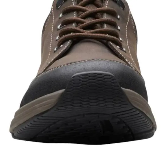 NEW CLARKS men's wave 2.0 vibe shoes in dark brown