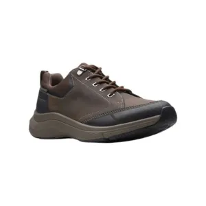 NEW CLARKS men's wave 2.0 vibe shoes in dark brown