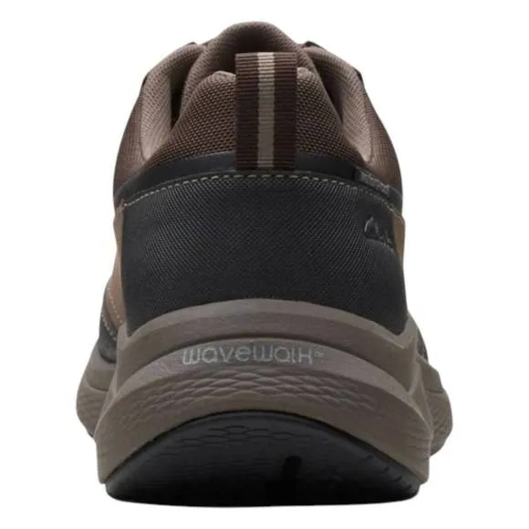 NEW CLARKS men's wave 2.0 vibe shoes in dark brown