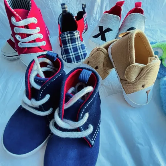 New collection for boys kids 😍6 pairs very cute boys shoes, 4 to 12 months