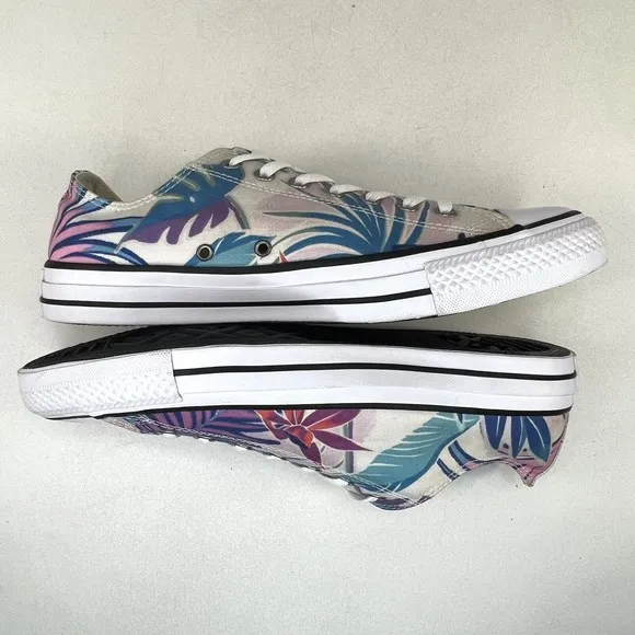 New! Converse All Star Chuck Taylor Tropical Floral Men's Size 11 Women's 13