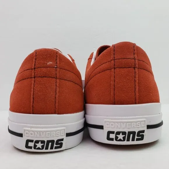 NEW Converse Cons One Star Pro Mens Sz 8 Wms 9.5 Red Low Sneaker Shoes 172633C