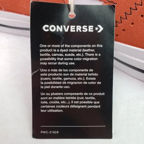 NEW Converse Cons One Star Pro Mens Sz 8 Wms 9.5 Red Low Sneaker Shoes 172633C