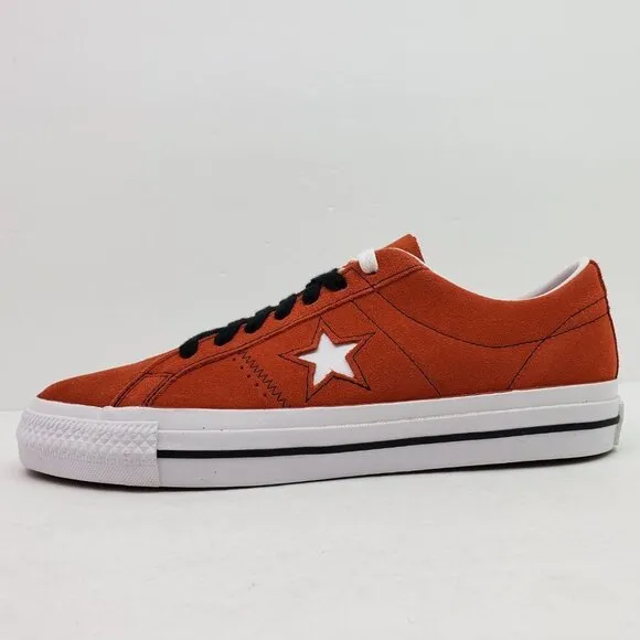 NEW Converse Cons One Star Pro Mens Sz 8 Wms 9.5 Red Low Sneaker Shoes 172633C