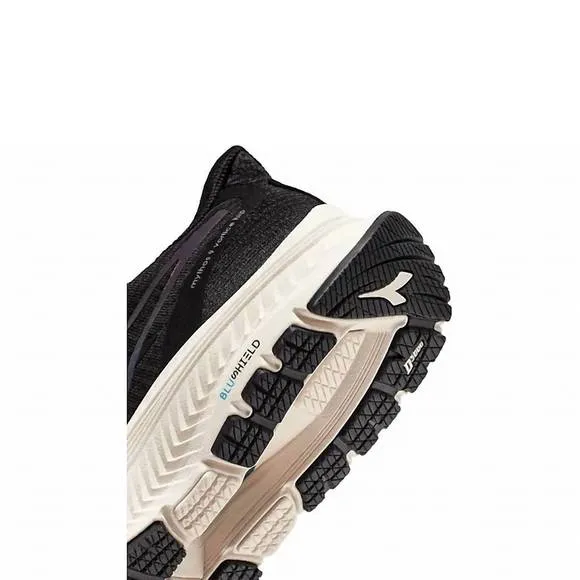 NEW DIADORA men mythos blushield vortice 9 hip running shoes in black/steel gray