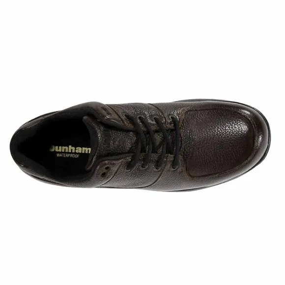 NEW DUNHAM men's windsor waterproof oxford shoes - medium width in dark brown
