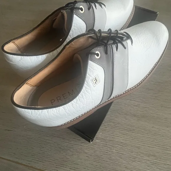 NEW Footjoy Premiere Series - Packard LX - White/Grey - Size 11 M - New in Box