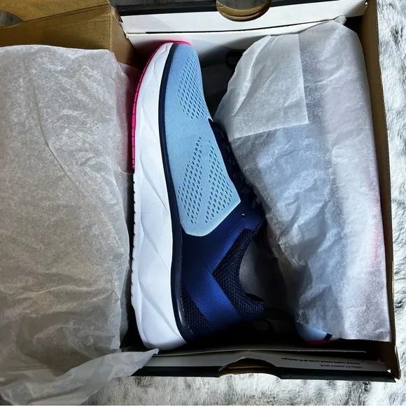 New Gola Ultra Speed Run Vista Blue/Navy/Pink Tennis Shoes sz 9