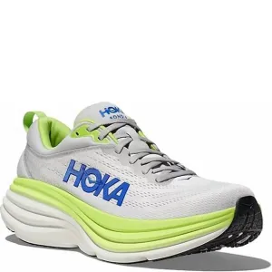 NEW HOKA men's bondi 8 shoes in sttc stardust/lettuce