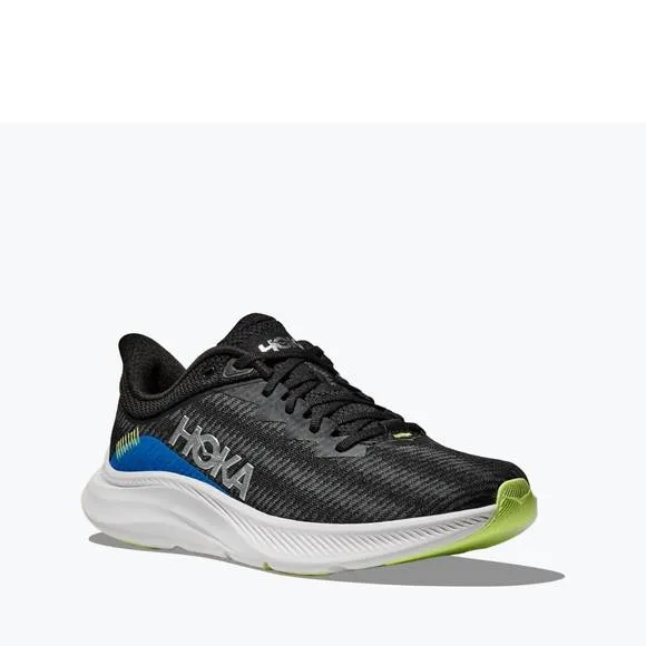 NEW HOKA men's solimar shoes in black / lettuce