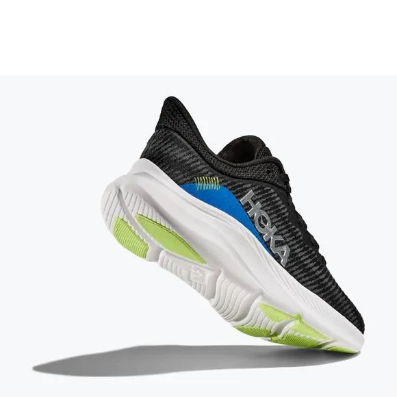 NEW HOKA men's solimar shoes in black / lettuce