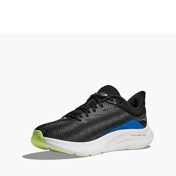 NEW HOKA men's solimar shoes in black / lettuce