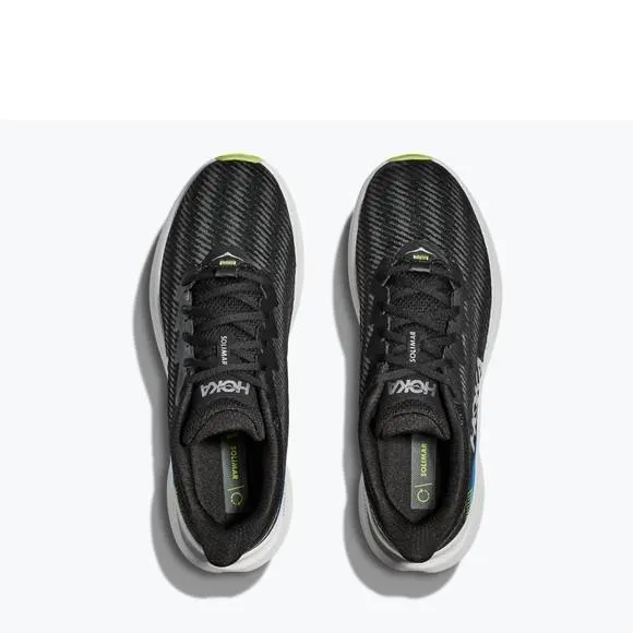 NEW HOKA men's solimar shoes in black / lettuce